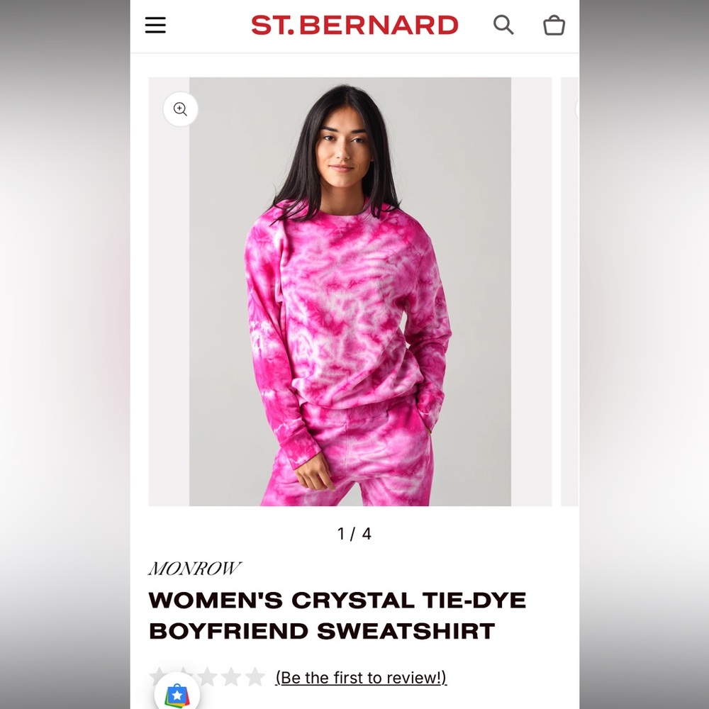 Monrow Tie-Dye Sweatshirt